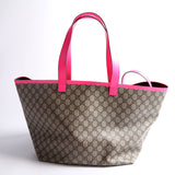 Gucci 792529 GG Supreme TotiMedium Tote Pink Bag