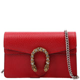 Gucci 476432 Dionysus Leather Super Mini Red Bag