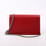 Gucci 476432 Dionysus Leather Super Mini Red Bag