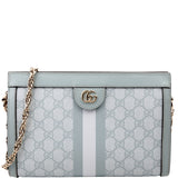 Gucci 503877 GG Supreme Ophidia Small Chain Blue Bag