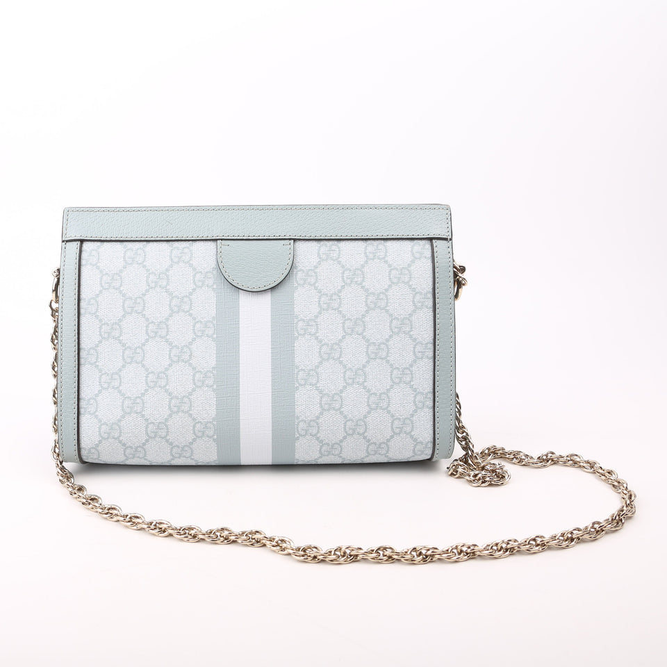 Gucci 503877 GG Supreme Ophidia Small Chain Blue Bag
