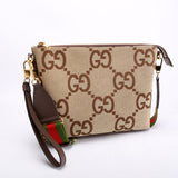 Gucci 699130 Jumbo GG Messenger Brown Bag