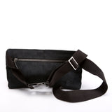 Gucci 162962 GG Canvas Mini Waist Black Bag