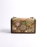 Gucci 400249 Dionysus Jumbo GG Canvas Flower Embossed Shoulder Small Bag