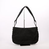 Gucci 001-3193 Nylon Small Hobo Black Bag