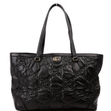Gucci 631685 GG Matelasse Ophidia Tote Black Bag
