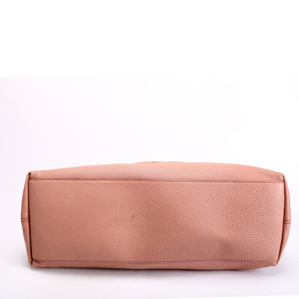 Gucci 308982 Soho Leather Shoulder Medium Tan Bag