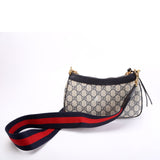 Gucci 735132 GG Supreme Small HandNavy Bag