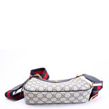 Gucci 735132 GG Supreme Small HandNavy Bag
