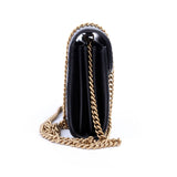 Gucci 474575 Marmont Chain Wallet Black Bag