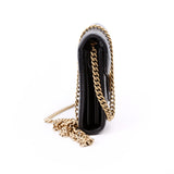 Gucci 474575 Marmont Chain Wallet Black Bag