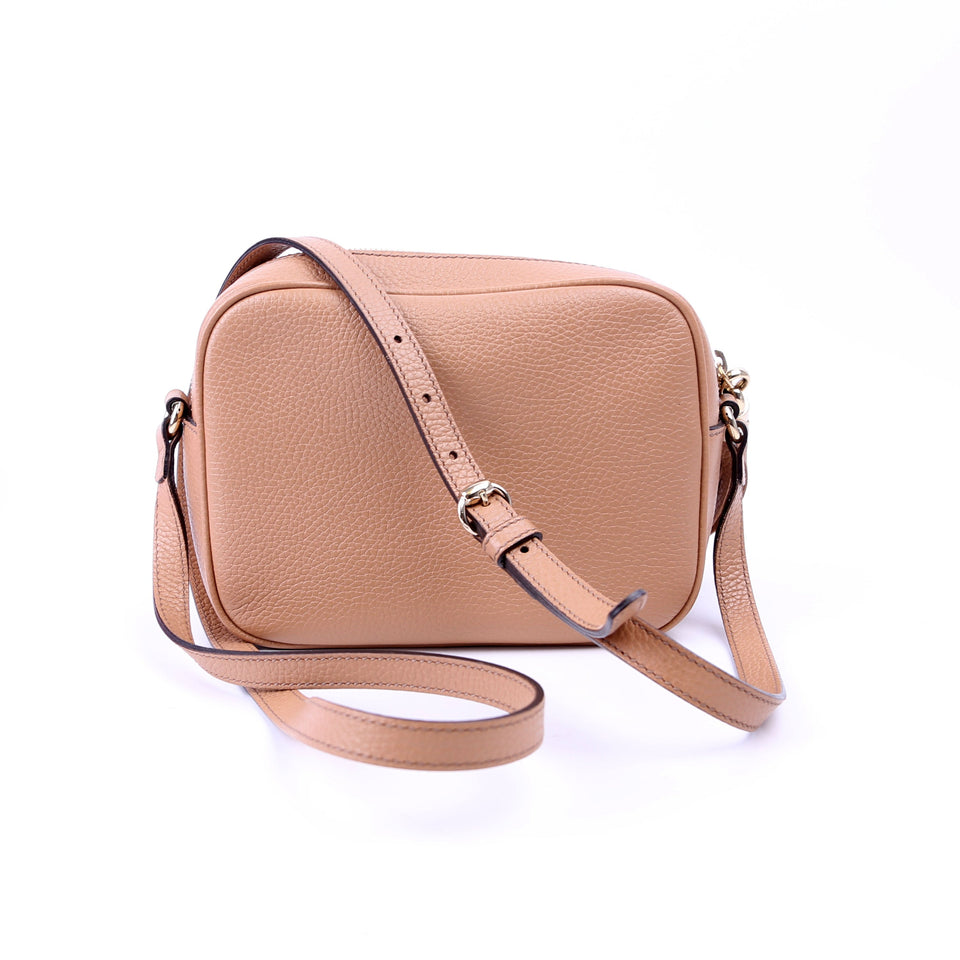 Gucci 308364 Soho Disco Crossbody Tan Bag