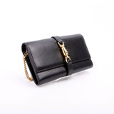 Gucci 652681 Jackie 1961 Chain Wallet Black Bag