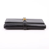 Gucci 652681 Jackie 1961 Chain Wallet Black Bag