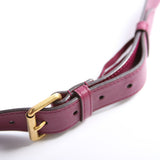 Gucci 476434 Marmont Velvet Belt Purple Bag