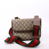 Gucci 501050 GG Supreme Neo Messenger Small Brown Bag