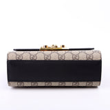 Gucci 409487 Padlock GG Supreme Small Black Bag