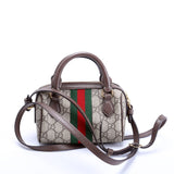 Gucci 781490 GG Supreme Ophidia Boston Brown Bag