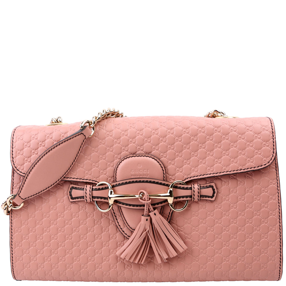 Gucci 449635 Emily Micro Medium Chain Pink Bag