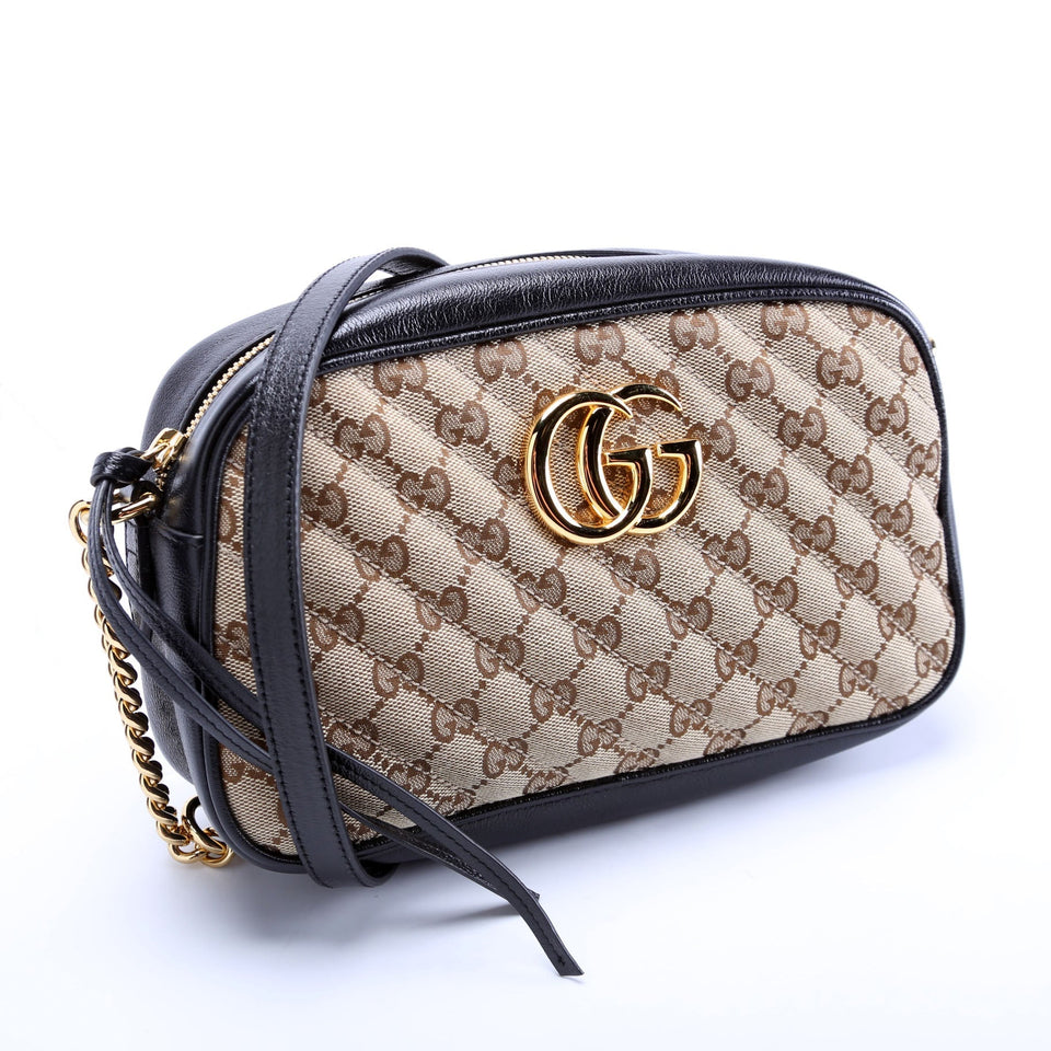 Gucci 447632 Marmont Small Canvas Camera Bag