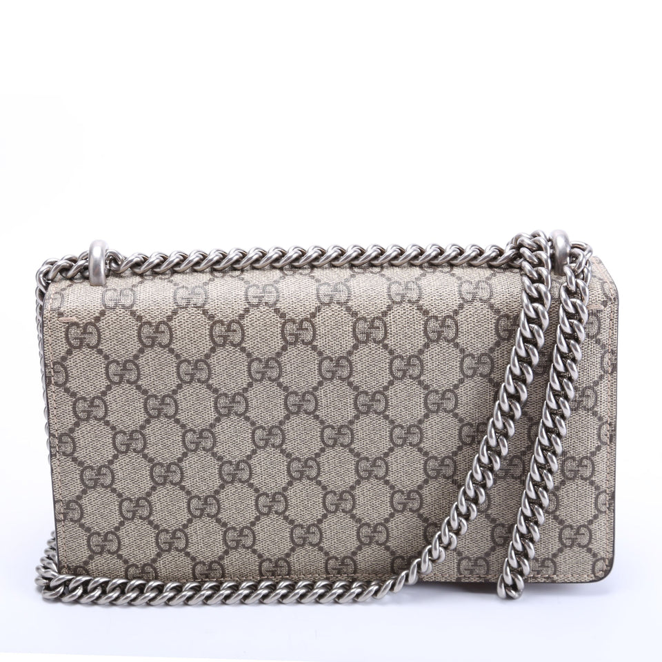 Gucci 499623 Dionysus Small GG Supreme Tan Bag