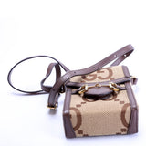 Gucci 625615 Horsebit 1955 Jumbo GG Canvas Mini Bag