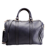 Gucci 247205 Boston Micro Navy Bag