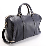 Gucci 247205 Boston Micro Navy Bag