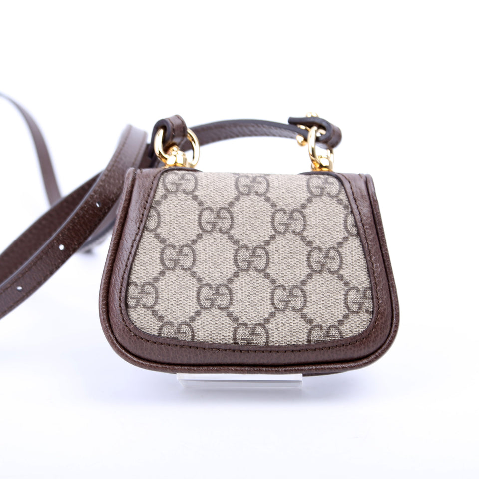 Gucci 698635 GG Supreme Blondie Micro Wallet on Strap Bag