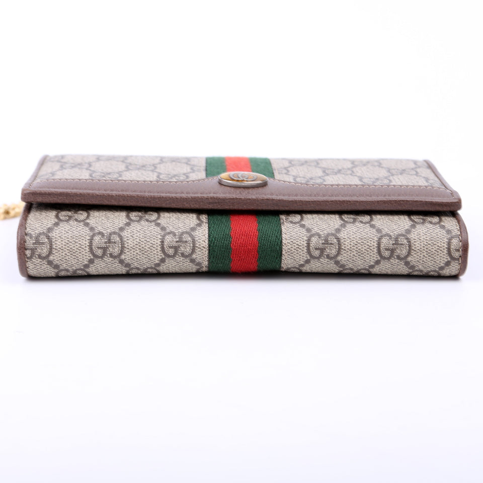 Gucci 546592 Ophidia GG Supreme Chain Wallet Bag