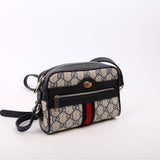 Gucci 517350 GG Supreme Mini Ophidia Navy Bag