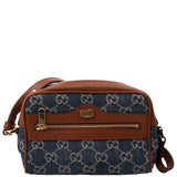 Gucci 517350 GG Denim Mini Ophidia Bag