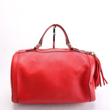 Gucci 282302 Soho Leather Boston Red Bag