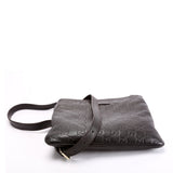 Gucci 201538 GG Leather Flat Messenger Brown Bag
