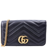 Gucci 488426 GG Marmont Mini Black Bag