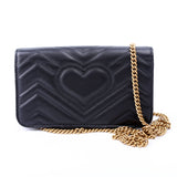 Gucci 488426 GG Marmont Mini Black Bag