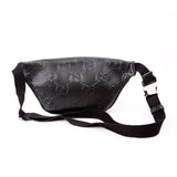 Gucci 658582 GG Embossed Belt Black Bag