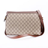 Gucci 523354 GG Supreme Ophidia Medium Shoulder Brown Bag