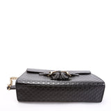 Gucci 449635 Emily Micro Medium Chain Black Bag