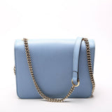 Gucci 510304 Interlocking Small Crossbody Light Blue Bag