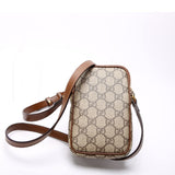 Gucci 700959 GG Supreme Interlocking Phone Pouch Bag