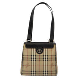 Burberry Nova Check Beige Canvas Tote Bag ( )