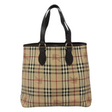 Burberry Nova Check Beige Canvas Tote Bag ( )
