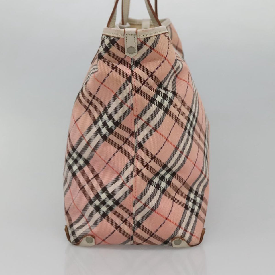 Burberry Nova Check Pink Nylon Tote Bag ( )