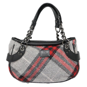 Burberry Nova Check Multicolour Wool Handbag ( )