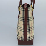Burberry Nova Check Beige Canvas Tote Bag ( )