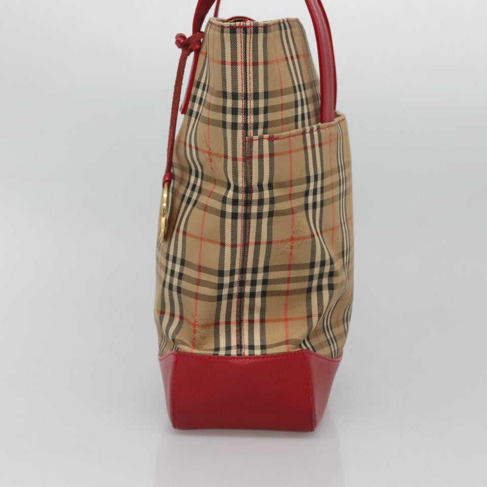 Burberry Nova Check Beige Canvas Shoulder Bag ( )
