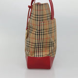 Burberry Nova Check Beige Canvas Shoulder Bag ( )