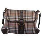 Burberry Blue Label Beige Canvas Shoulder Bag ( )