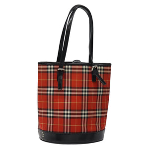 Burberry Blue Label Red Canvas Handbag ( )